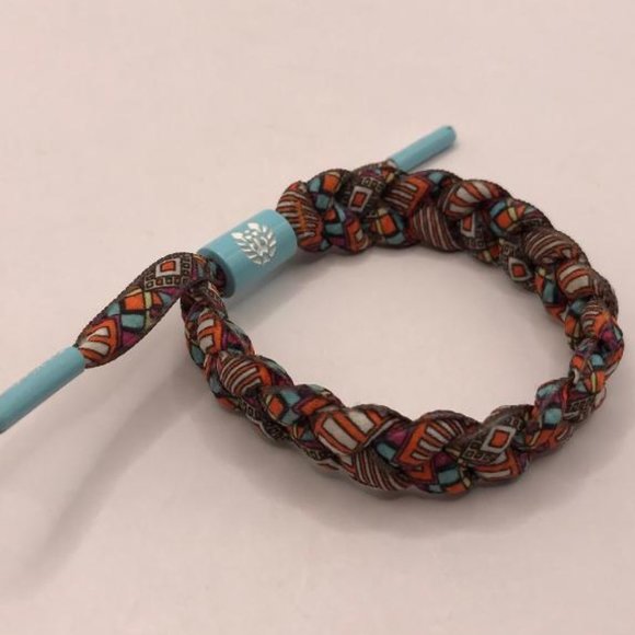 Rastaclat Patch Work Pull String Bracelet - Picture 7 of 7
